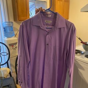 Lavender mens dress shirt